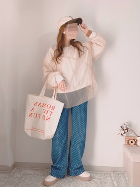 「CLEA（クレア）のアイテム（パンツ）」を使った、shiroさん（レディース・159cm）の冬コーディネート