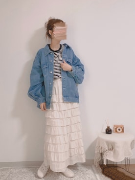 「reca（レカ）のアイテム」を使った、shiroさん（レディース・159cm）の春コーディネート