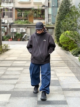 「アイテム（キャップ）」を使った、Colorholic manさん（メンズ・172cm）の秋コーディネート