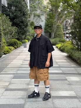 「アイテム（帽子）」を使った、Colorholic manさん（メンズ・172cm）の秋コーディネート
