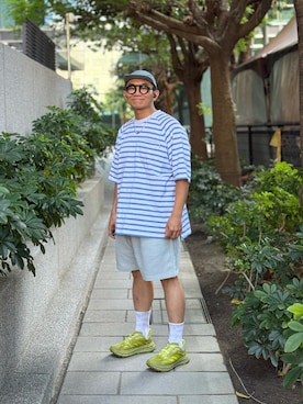 「アイテム（帽子）」を使った、Colorholic manさん（メンズ・172cm）の秋コーディネート