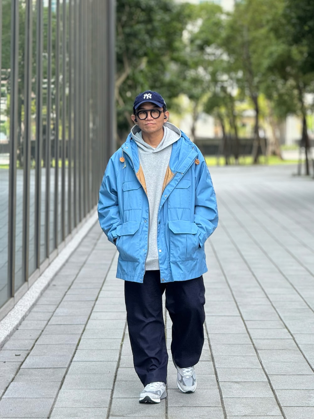 THE NORTH FACE PURPLE LABELのトレンチコートを使ったメンズ人気