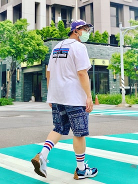 「Band of Outsiders（バンドオブアウトサイダーズ）のアイテム」を使った、Colorholic manさん（メンズ・172cm）の夏コーディネート