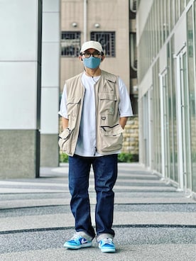 「Carhartt WIP（カーハートダブリューアイピー）のアイテム（その他アウター）」を使った、Colorholic manさん（メンズ・172cm）の秋コーディネート