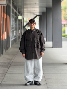 「Graphpaper（グラフペーパー）のアイテム」を使った、Colorholic manさん（メンズ・172cm）の春コーディネート