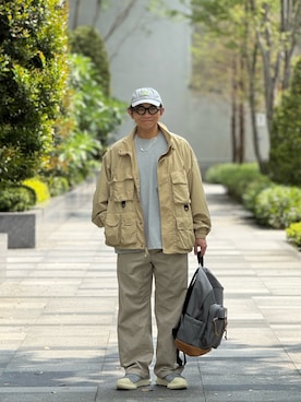 「BEAMS（ビームス）のアイテム」を使った、Colorholic manさん（メンズ・172cm）の春コーディネート