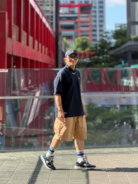 「FreshService（フレッシュサービス）のアイテム」を使った、Colorholic manさん（メンズ・172cm）の夏コーディネート