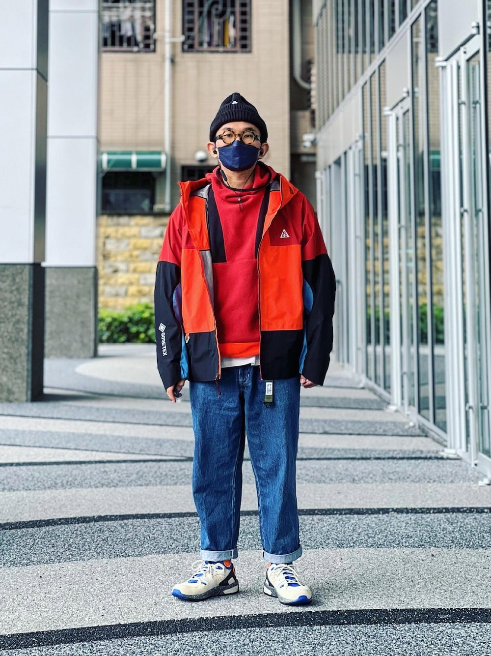 Colorholic man｜NIKE ACGのマウンテンパーカーを使った