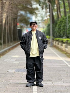 「crocs（クロックス）のアイテム」を使った、Colorholic manさん（メンズ・172cm）の冬コーディネート