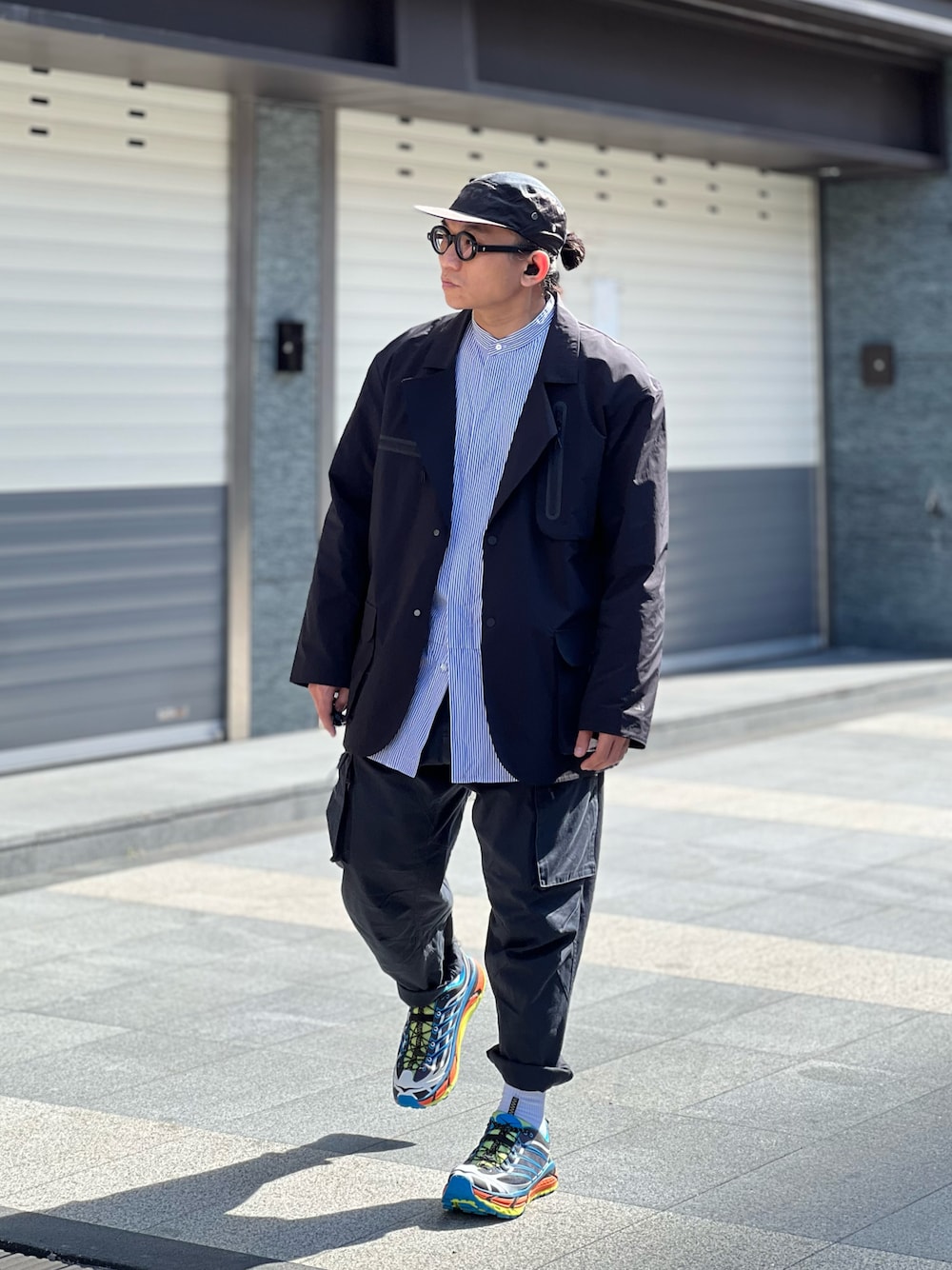 THE NORTH FACEのテーラードジャケットを使った人気ファッション
