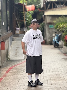 「FreshService（フレッシュサービス）のアイテム」を使った、Colorholic manさん（メンズ・172cm）の夏コーディネート