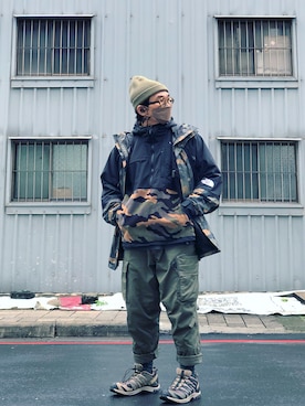 「ACG」｜「アイテム（その他アウター）」を使った、Colorholic manさん（メンズ・172cm）の冬コーディネート