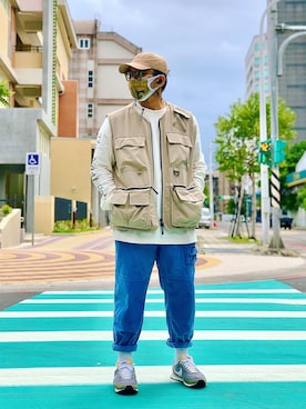 「Carhartt WIP（カーハートダブリューアイピー）のアイテム（その他アウター）」を使った、Colorholic manさん（メンズ・172cm）の秋コーディネート