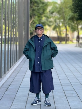 「アイテム（帽子）」を使った、Colorholic manさん（メンズ・172cm）の冬コーディネート