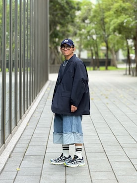 「ANGLAN（アングラン）のアイテム」を使った、Colorholic manさん（メンズ・172cm）の春コーディネート