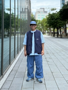 「アイテム（その他アウター）」を使った、Colorholic manさん（メンズ・172cm）の秋コーディネート