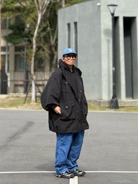 「BEAMS（ビームス）のアイテム（パンツ）」を使った、Colorholic manさん（メンズ・172cm）の冬コーディネート