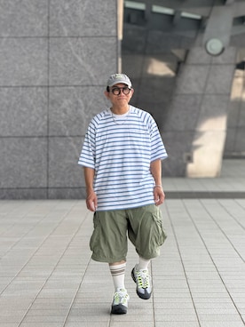 「FreshService（フレッシュサービス）のアイテム」を使った、Colorholic manさん（メンズ・172cm）の夏コーディネート