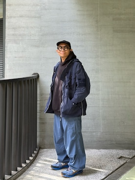 「New Balance」｜「アイテム（ジャケット/アウター）」を使った、Colorholic manさん（メンズ・172cm）の冬コーディネート