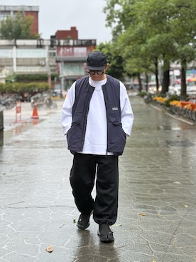 「アイテム（その他アウター）」を使った、Colorholic manさん（メンズ・172cm）の秋コーディネート