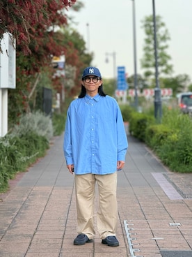 「Graphpaper（グラフペーパー）のアイテム」を使った、Colorholic manさん（メンズ・172cm）の春コーディネート