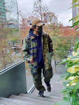 「Jordan」｜「アイテム（スウェット）」を使った、Colorholic manさん（メンズ・172cm）の冬コーディネート