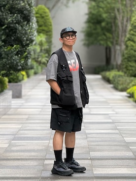 「Reebok（リーボック）のアイテム」を使った、Colorholic manさん（メンズ・172cm）の秋コーディネート