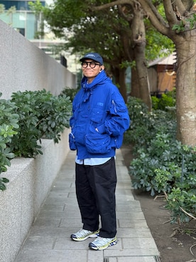 「menswear」｜「アイテム（ジャケット/アウター）」を使った、Colorholic manさん（メンズ・172cm）の冬コーディネート