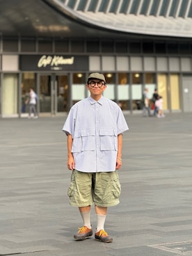 「FreshService（フレッシュサービス）のアイテム」を使った、Colorholic manさん（メンズ・172cm）の夏コーディネート