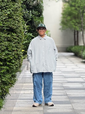 「Wrangler（ラングラー）のアイテム」を使った、Colorholic manさん（メンズ・172cm）の春コーディネート