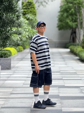 「アイテム（その他パンツ）」を使った、Colorholic manさん（メンズ・172cm）の夏コーディネート