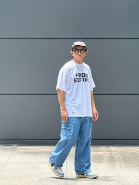 「Wrangler（ラングラー）のアイテム」を使った、Colorholic manさん（メンズ・172cm）の夏コーディネート