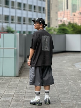 「blurhms（ブラームス）のアイテム」を使った、Colorholic manさん（メンズ・172cm）の夏コーディネート