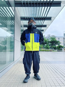 「ACG」｜「アイテム（マウンテンパーカー）」を使った、Colorholic manさん（メンズ・172cm）の春コーディネート