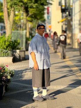 「FreshService（フレッシュサービス）のアイテム」を使った、Colorholic manさん（メンズ・172cm）の夏コーディネート