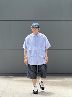 「FreshService（フレッシュサービス）のアイテム」を使った、Colorholic manさん（メンズ・172cm）の夏コーディネート