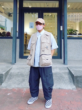 「Carhartt WIP（カーハートダブリューアイピー）のアイテム（その他アウター）」を使った、Colorholic manさん（メンズ・172cm）の秋コーディネート