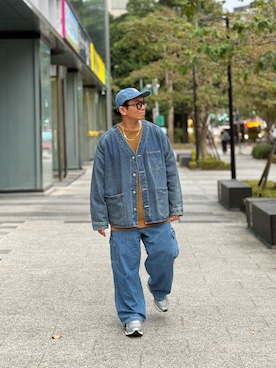 「アイテム（ジャケット/アウター）」を使った、Colorholic manさん（メンズ・172cm）の冬コーディネート