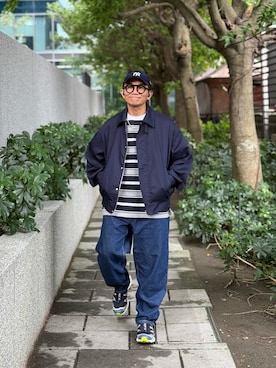 「BEAMS（ビームス）のアイテム」を使った、Colorholic manさん（メンズ・172cm）の秋コーディネート