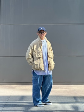 「Wrangler（ラングラー）のアイテム」を使った、Colorholic manさん（メンズ・172cm）の春コーディネート