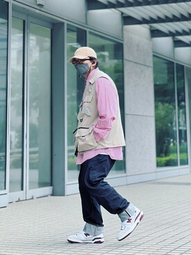 「Eddie Bauer（エディーバウアー）のアイテム（シャツ/ブラウス）」を使った、Colorholic manさん（メンズ・172cm）の春コーディネート