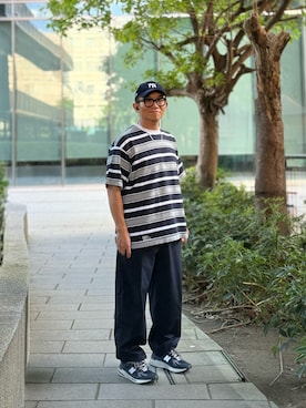 「アイテム（パンツ）」を使った、Colorholic manさん（メンズ・172cm）の秋コーディネート