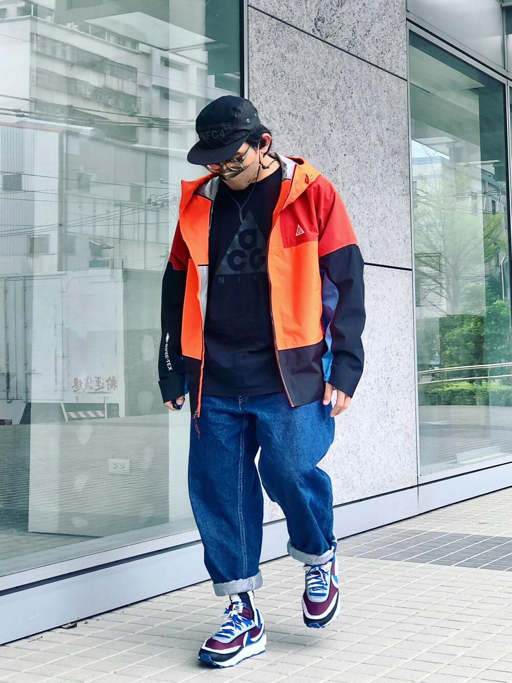 Colorholic man｜NIKE ACGのマウンテンパーカーを使ったコーディネート