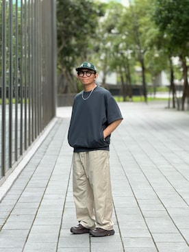 「suicoke（スイコック）のアイテム」を使った、Colorholic manさん（メンズ・172cm）の夏コーディネート
