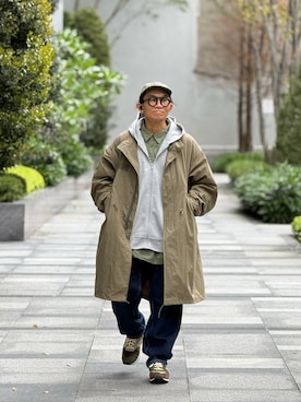 「BEAMS（ビームス）のアイテム（パンツ）」を使った、Colorholic manさん（メンズ・172cm）の春コーディネート