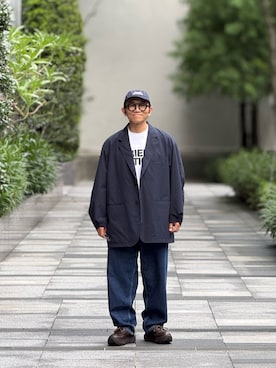 「suicoke（スイコック）のアイテム」を使った、Colorholic manさん（メンズ・172cm）の夏コーディネート