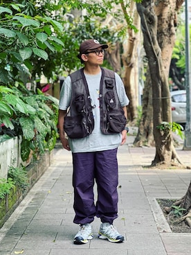 「NIKE ACG（ナイキエィシージー）のアイテム（ジャケット/アウター）」を使った、Colorholic manさん（メンズ・172cm）の春コーディネート