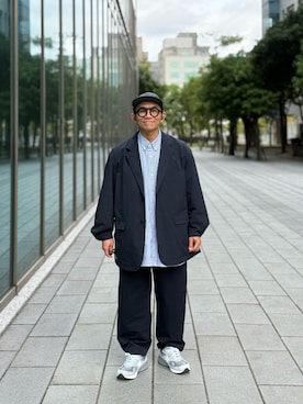 「アイテム（シューズ）」を使った、Colorholic manさん（メンズ・172cm）の秋コーディネート