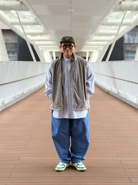 「アイテム（スニーカー）」を使った、Colorholic manさん（メンズ・172cm）の秋コーディネート