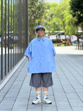 「FreshService（フレッシュサービス）のアイテム」を使った、Colorholic manさん（メンズ・172cm）の夏コーディネート
